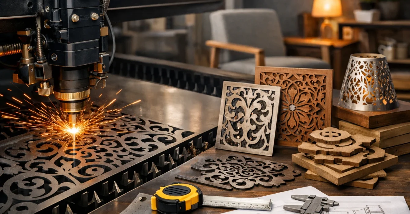 ak wykorzystać wycinarki laserowe w produkcji mebli i dekoracji? - BLINK